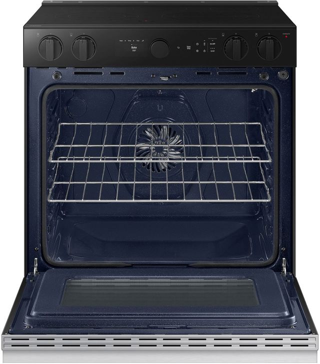 Samsung Bespoke 30" Stainless Steel Slide-In Electric Range-2