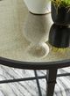 Signature Design by Ashley® Cadeburg Glass Table Top Accent Table with Black Metal Base-2