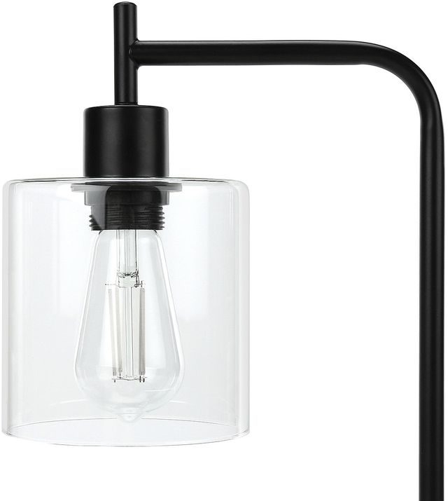 Monarch Specialties Inc. 20"H Black Metal Table Lamp-1
