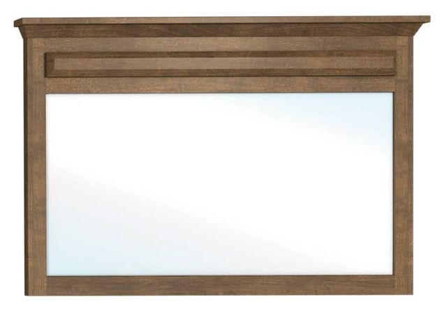 Country View Woodworking Windham Brown Maple Mirror-0