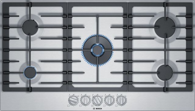 Bosch 800 Series 36" Stainless Steel Gas Cooktop