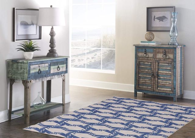 Linon Washable Seabourne 5'x7' Area Rug-1