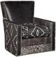 King Hickory Customizable Nicole Fabric/Leather Swivel Chair-0