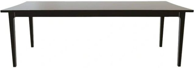 Mavin Customizable 42" x 66" Concave Extendable Dining Table with 2 Leaves-1