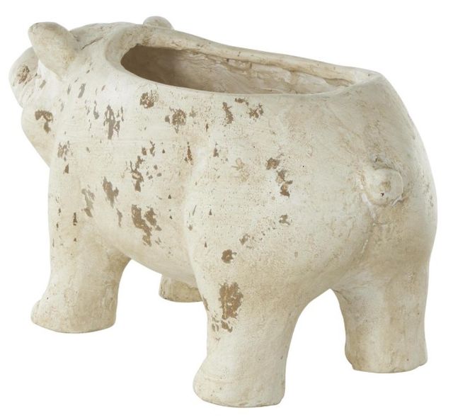 Deco Marche Light Brown Pig Planter-2