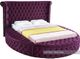 Meridian Furniture Luxus Purple King Bed-0