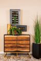 Coaster® Zara Black Walnut/Gold 2-Door Accent Cabinet-3