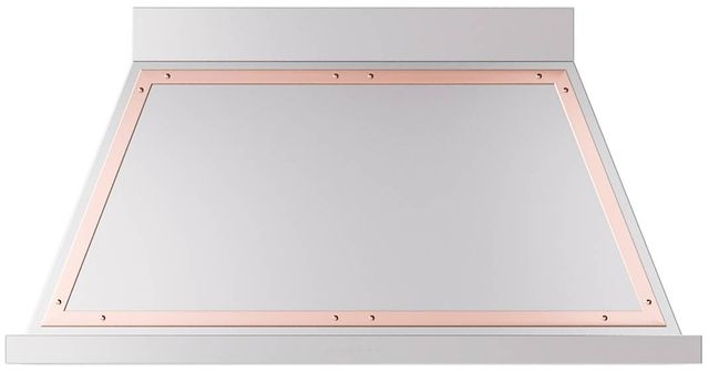 Ilve® Nostalgie II Noblesse 48" Stainless Steel Wall Mounted Range Hood with Copper Trim-0