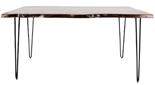 Jofran Inc. Nature's Edge Chestnut 60" Dining Table with Black Base-2