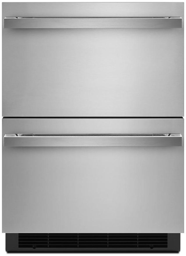 JennAir® Noir™ 4.7 Cu. Ft. Stainless Steel Refrigerator Drawers-0