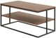 Olliix by 510 Design Monarch Dark Coffee/Black 42" Rectangle Coffee Table-1