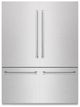 ZLINE 60" 32.2 Cu. Ft. Satin Stainless Steel Built-In French Door Refrigerator with Graphite Gray Interior-0