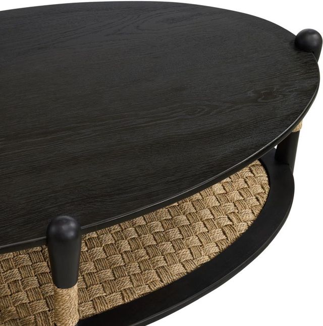 Martin Svensson Seagrass & Wood Smoked Coffee Table-3