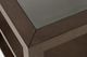 Jofran Inc. Urban Icon Glass Top End Table with Merlot Base-5