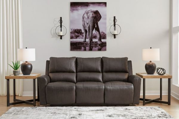 Signature Design by Ashley Boxmere Storm Power Reclining Sofa