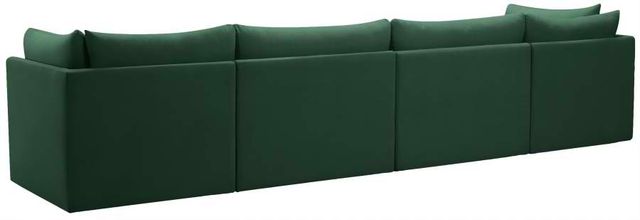 Meridian Furniture Jacob Green 140" Modular Velvet Sofa-3