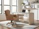 Hooker® Furniture Ready-Made Upholstery Shore Kingston Cognac Executive Chair-1