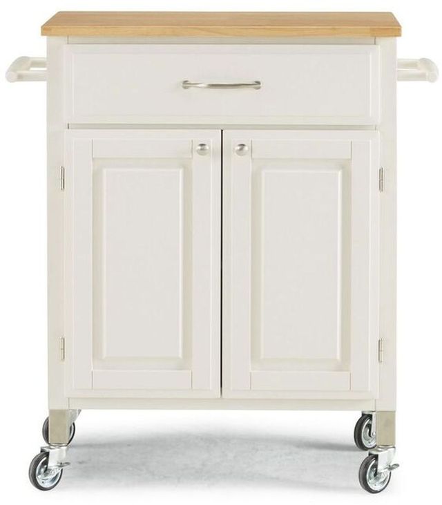 homestyles® Blanche White Kitchen Cart-0