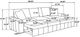 Coaster® Pastrana 2-Piece Gray Right-Arm Facing Sleeper Sectional Sofa-2