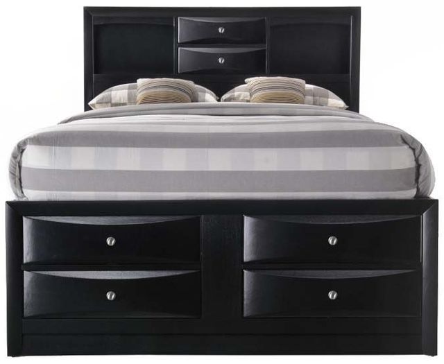 ACME Furniture Ireland Black Queen Bookcase Bed-1