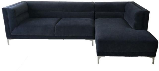 Coaster® Hetfield 2-Piece Indigo Sectional-0