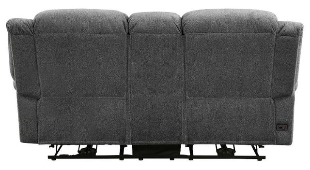 Homelegance® Brennen Charcoal Power Double Reclining Loveseat-3