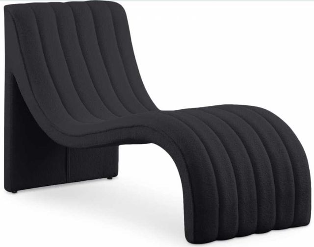 Meridian Furniture Orian Teddy Black Chaise-0