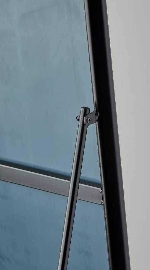 Adesso® Albert Black Floor Mirror-2