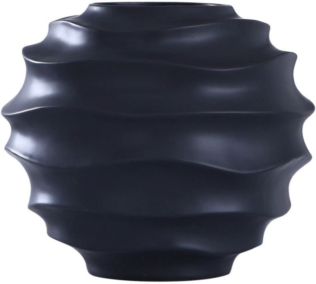 Harp & Finial® Eris Matte Black Vase-0
