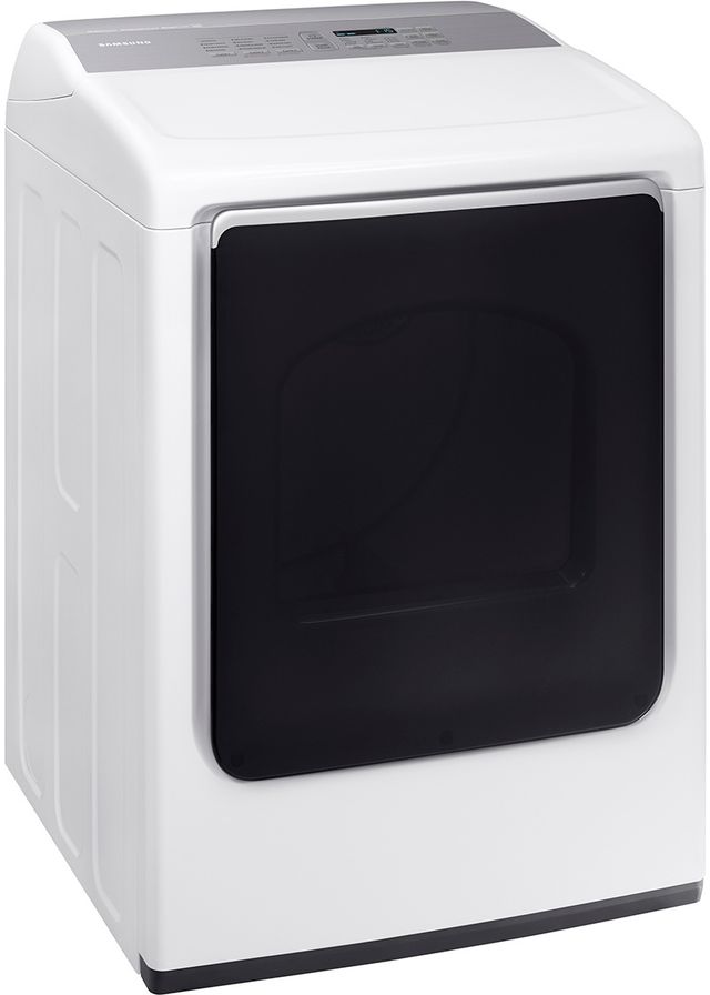 Samsung 7.4 Cu. Ft. White Front Load Gas Dryer-2