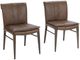 Classic Home Lynden 2-Piece Maple Brown Dining Chair Set-0