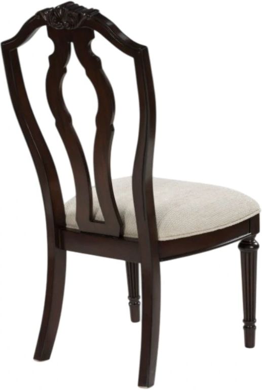 Signature Design by Ashley® Lavinton Cherry Brown/Tan Dining Side Chair-3