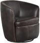 Elements International Vito Pebble Brown Swivel Chair-0