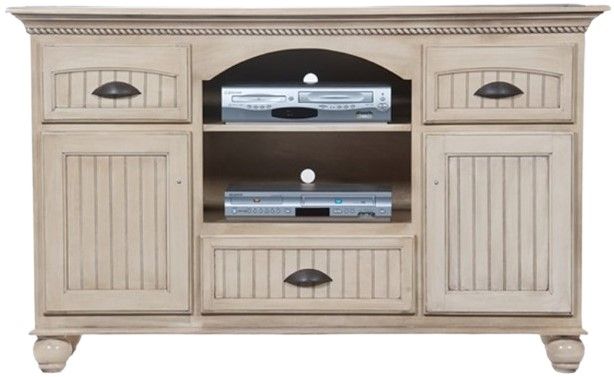 American Heartland Manufacturing Poplar Deluxe TV Stand-0