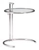 Zuo® Modern Eileen Glass Top  Side Table with Chrome Base -0