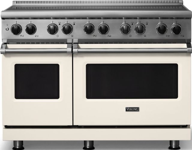 Viking® 5 Series 48" Pure White Pro Style Induction Range-0