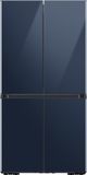 Samsung Bespoke 23.0 Cu. Ft. Navy Glass Smart Counter Depth 4-Door Flex™ French Door Refrigerator with WiFi and Customizable Panel Colors -0