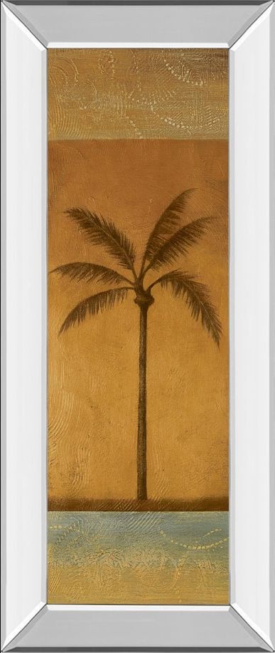 Classy Living Jordan Grey Golden Palm I Wall Art-0