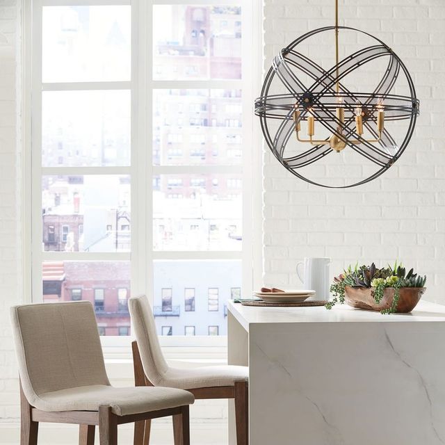 Uttermost® Spherical Dark Bronze Pendant-1