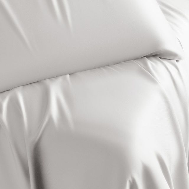 Cariloha Retreat 4-Piece White Lyocell Split King Sheet Set-0