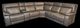 Theater 6 Piece Media Sectional-0