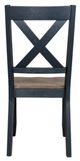 Liberty Furniture Lakeshore Navy X Back Side Chair - Set of 2-2