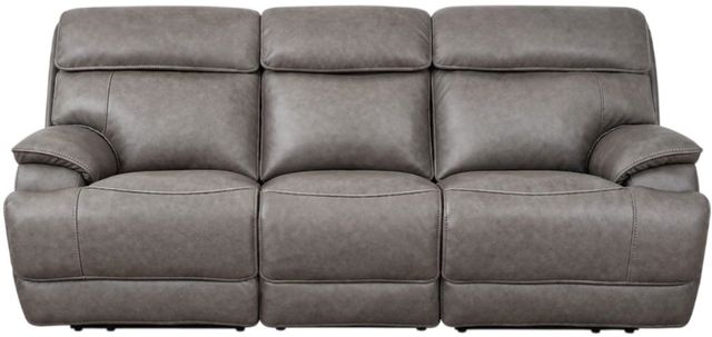 Cheers by Man Wah Naples Taupe Power Reclining Sofa with Power Headrest-0