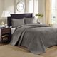 Olliix by Madison Park Dark Grey King Quebec Reversible Bedspread Set-2