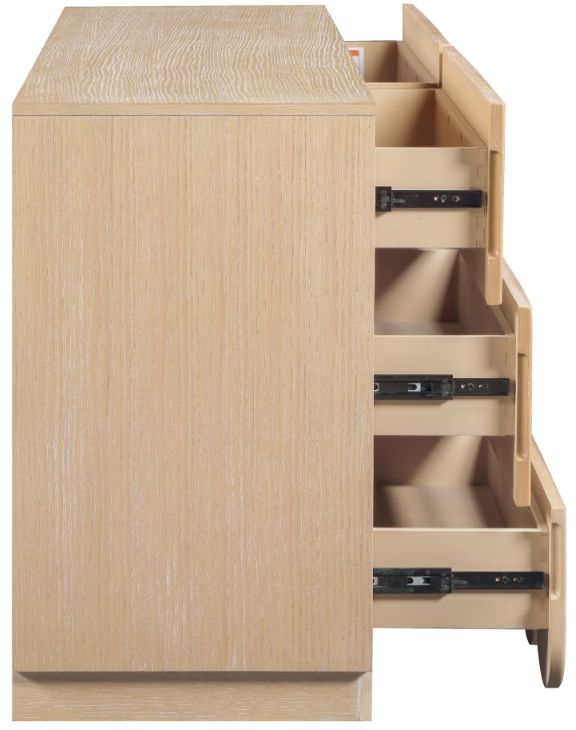 Meridian Furniture Scallop Natural Dresser-4