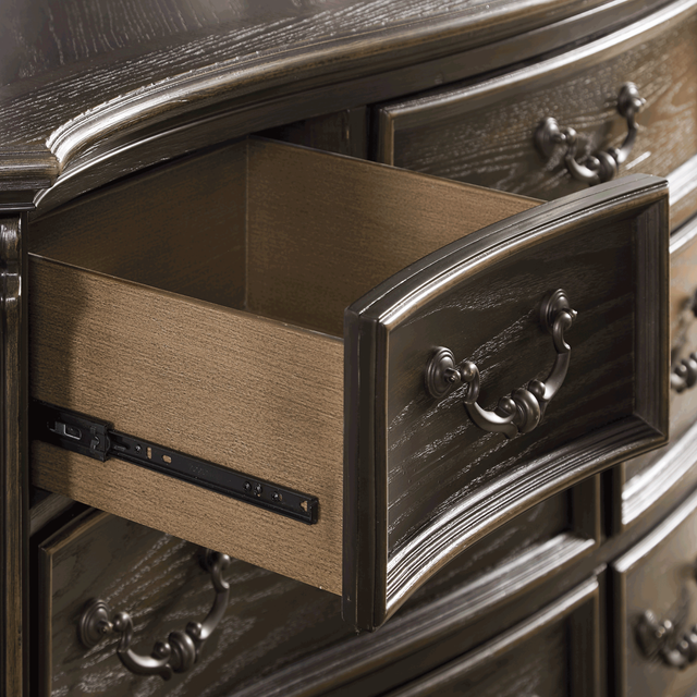 Steve Silver Co. Rhapsody Molasses Dresser and Mirror Set-2