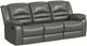 Elements International Marisol Aviarah Gray Manual Reclining Sofa-0
