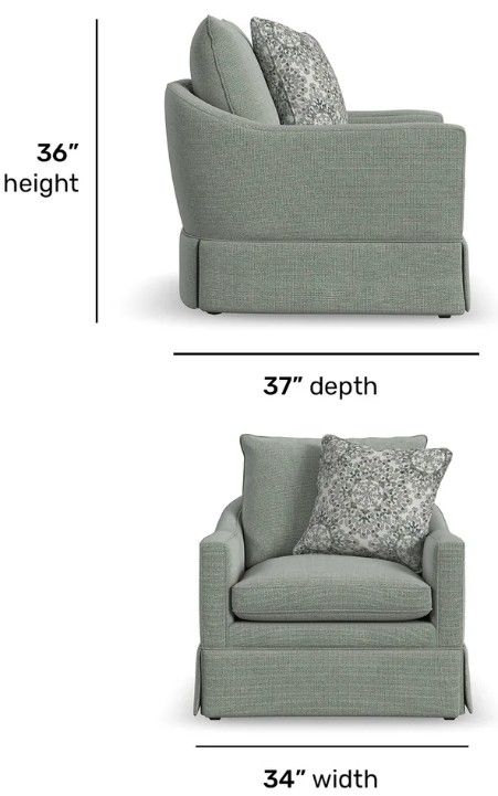 Flexsteel® Customizable Eleanora Fabric Chair-2