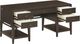 aspenhome® Sutton French Roast 64" Half Pedestal Desk-2