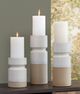 Signature Design by Ashley® Hurston 3-Piece Brown/Ivory Candle Holders-2